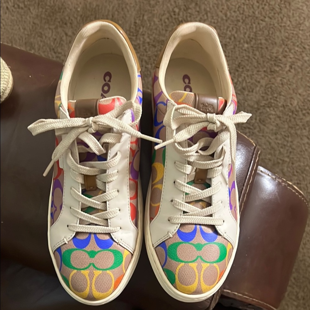 Coach Colorful Patterned Sneakers